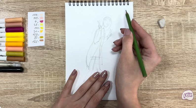 Рисуем Хани Лемон из "Город героев"