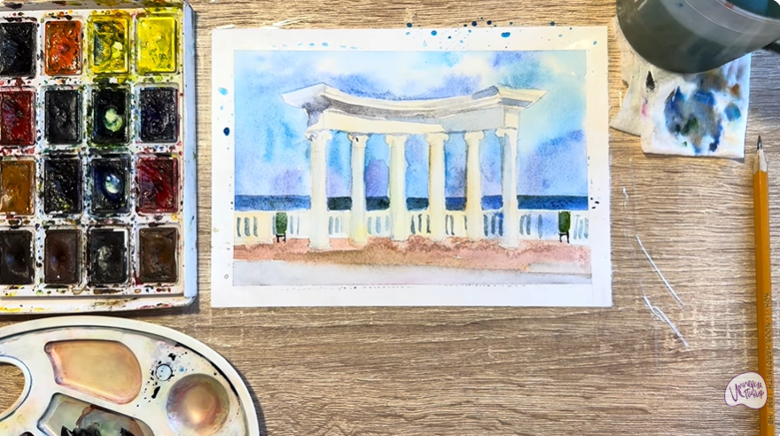 Рисуем Алушта