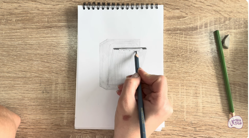 Рисуем Посудомоечная машина