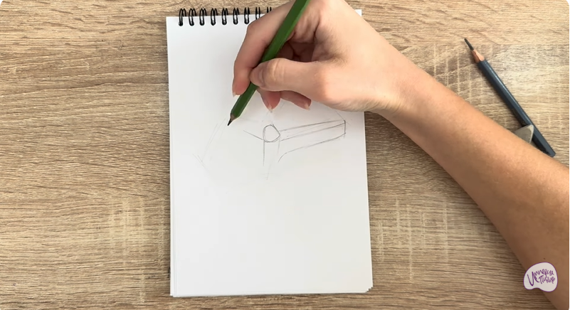 Рисуем Пластиковый зажим