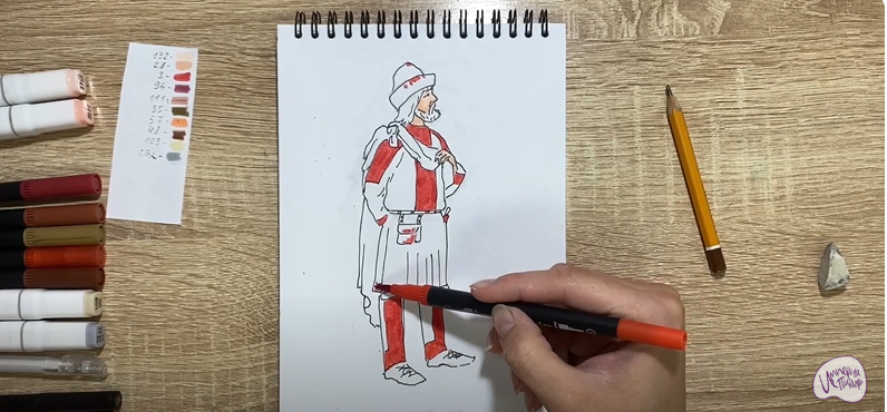 Рисуем Славянин