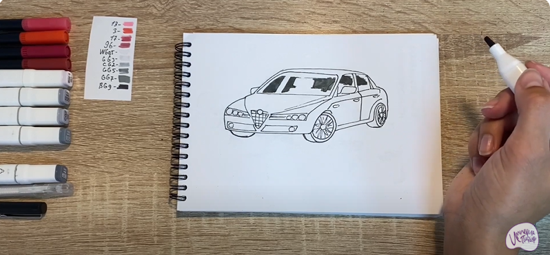 Рисуем Alfa Romeo
