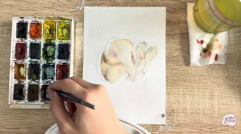 Рисуем Вешенки