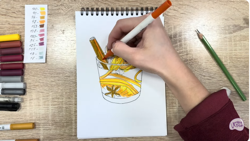 Рисуем Глинтвейн