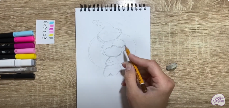 Рисуем Рози из "Семь Королевств"
