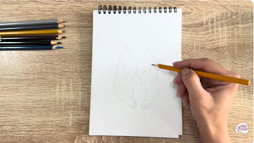 Рисуем Горная вискаша