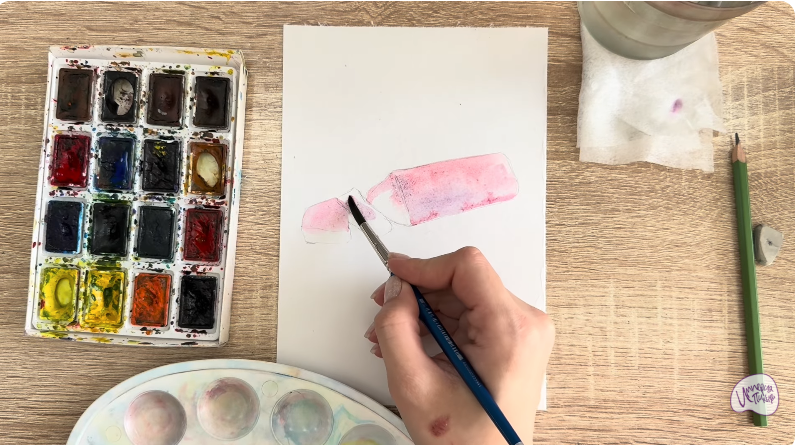 Рисуем Филе тунца