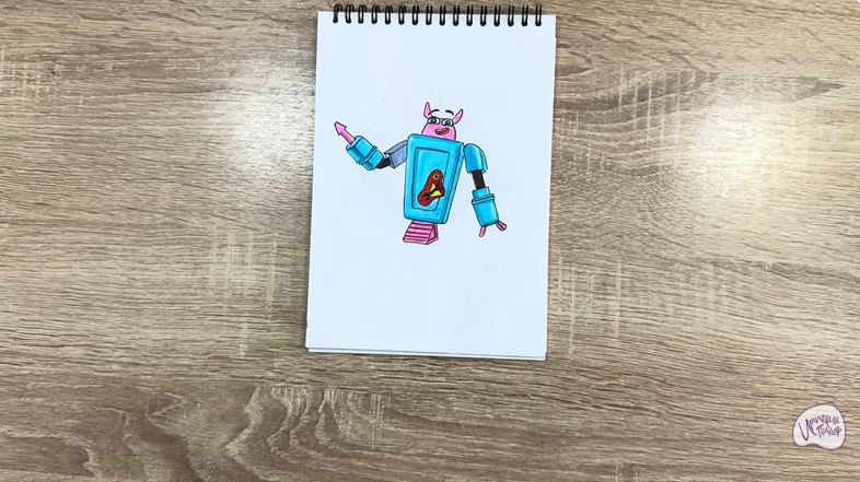 Рисуем Рем из "Живой гараж"