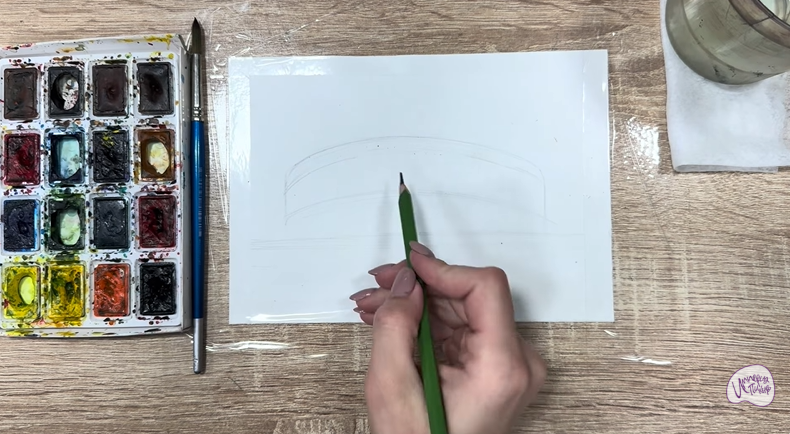 Рисуем Стадион Краснодар