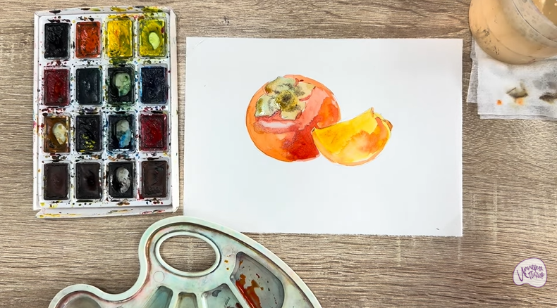 Рисуем Хурма