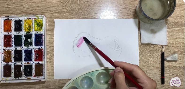 Рисуем Яванское яблоко