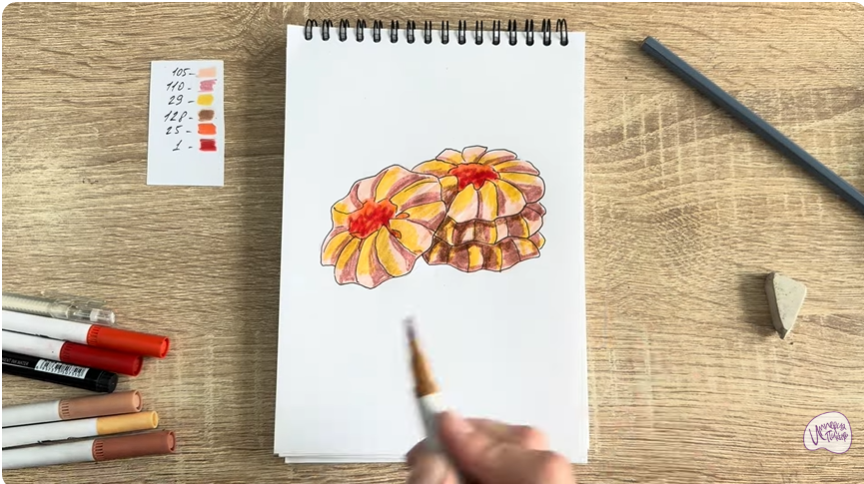 Рисуем Курабье