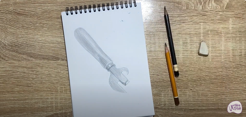 Рисуем Консервный нож