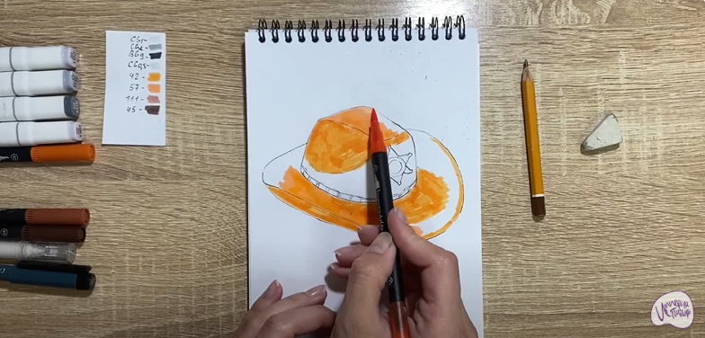 Рисуем Шляпа шерифа
