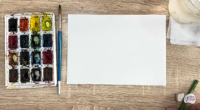 Рисуем Хурма