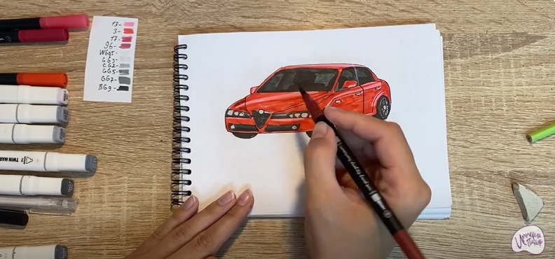 Рисуем Alfa Romeo