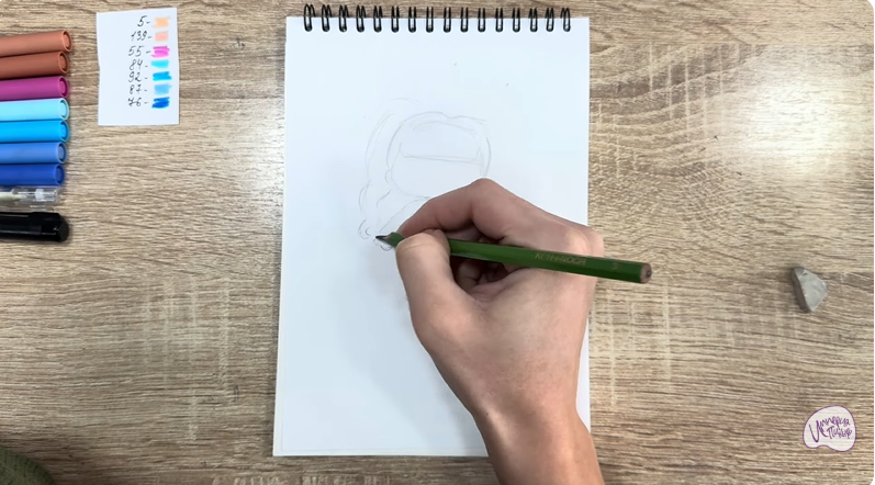 Рисуем Рори Блуберри