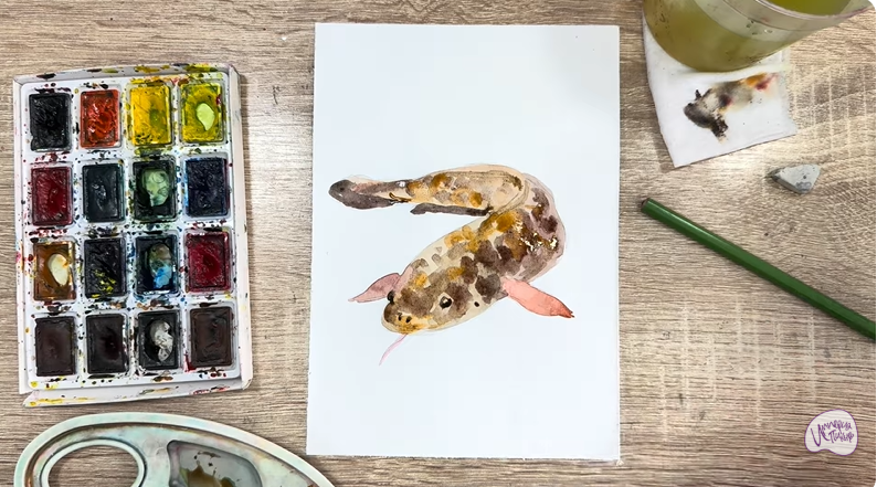 Рисуем Налим