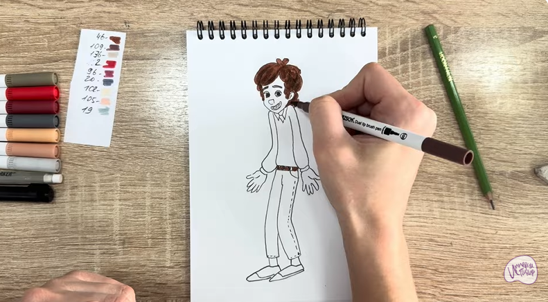 Рисуем Фил Динозавров из «Доктор Динозавров»