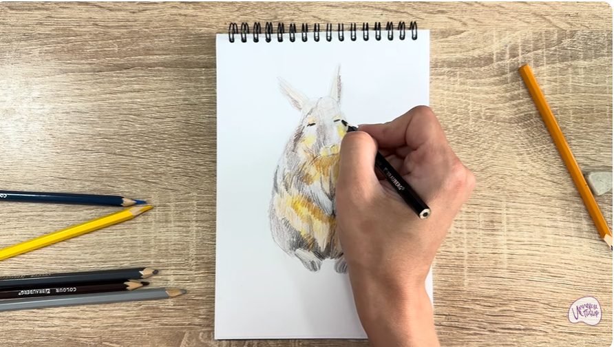 Рисуем Горная вискаша