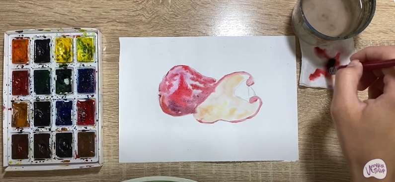 Рисуем Яванское яблоко