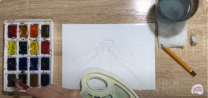 Рисуем Шахта