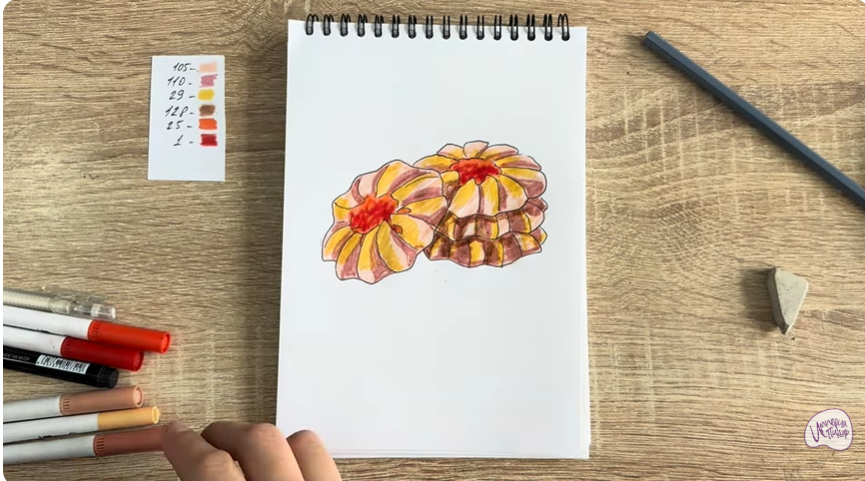 Рисуем Курабье
