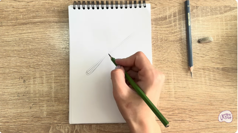 Рисуем Невидимка для волос