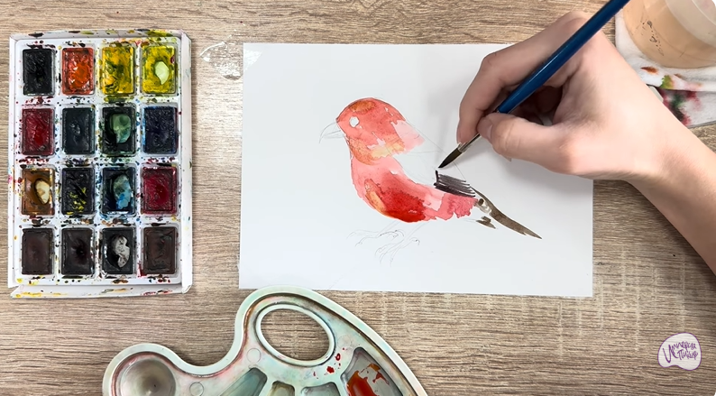 Рисуем Клест - еловик