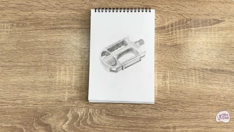 Рисуем Педаль велосипеда