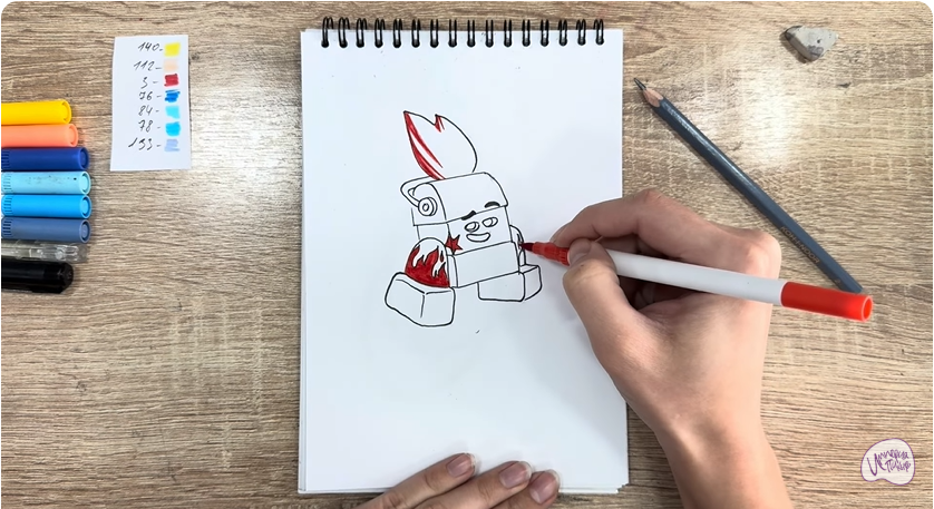 Рисуем Диз из "Живой гараж"