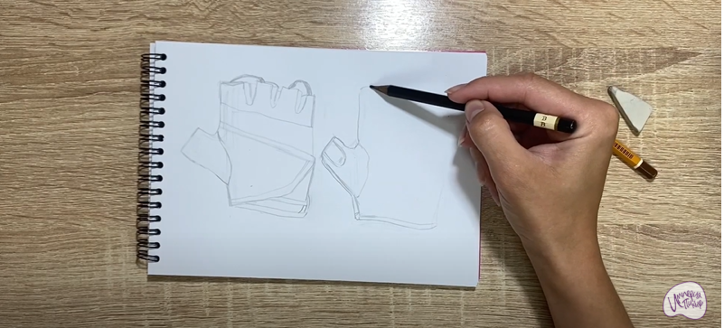 Рисуем Перчатки для фитнеса