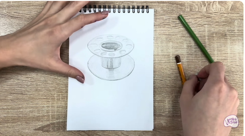 Рисуем Шпулька