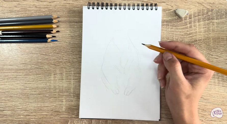 Рисуем Горная вискаша