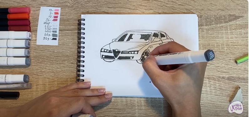 Рисуем Alfa Romeo