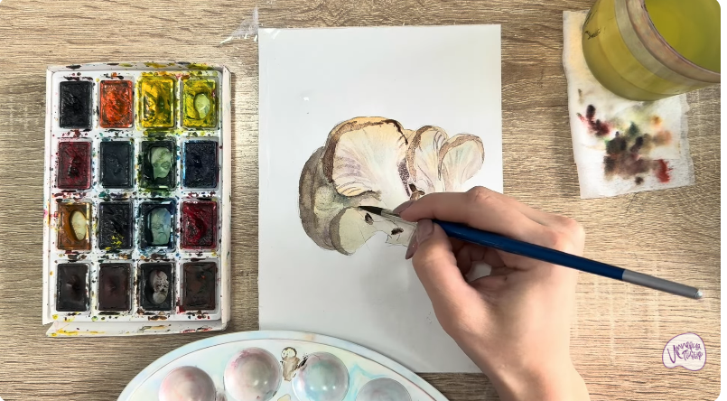 Рисуем Вешенки