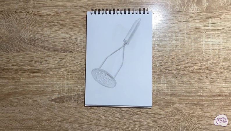 Рисуем Пресс для картофеля Рисуем Пресс для картофеля