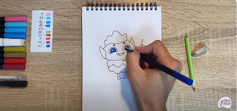 Рисуем Бу из "Лудлвилль"