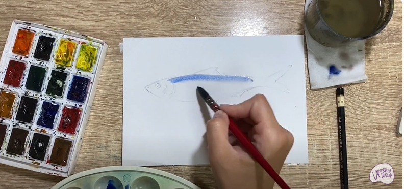 Рисуем Салака