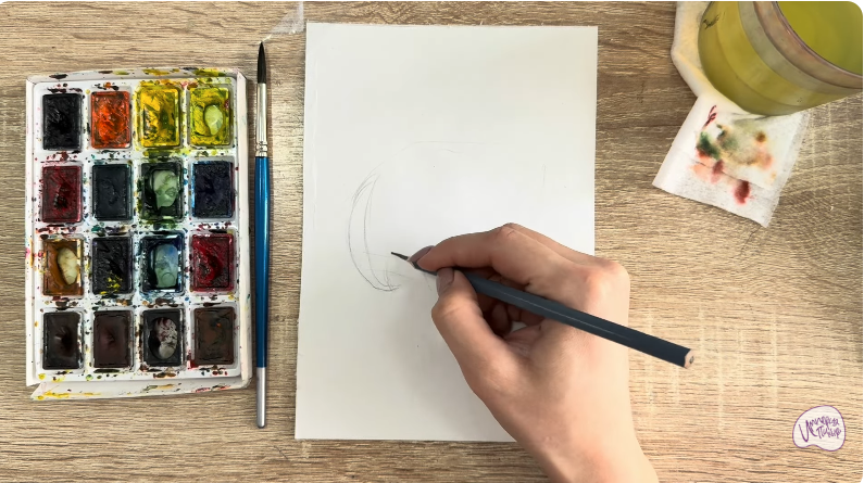 Рисуем Вешенки