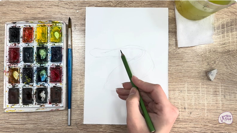 Рисуем Налим