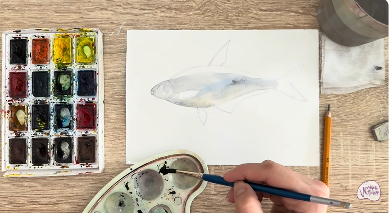 Рисуем Белоглазка