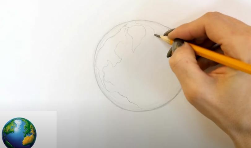 Рисуем Планета Земля