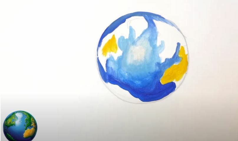 Рисуем Планета Земля