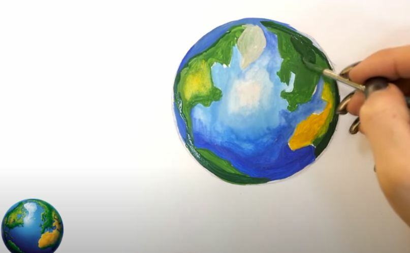 Рисуем Планета Земля